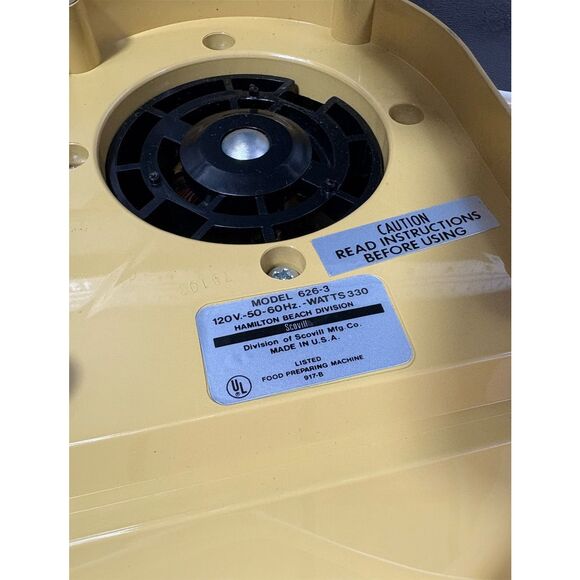 Hamilton Beach Vintage Scovill Food print Blender - Picture 8 of 8